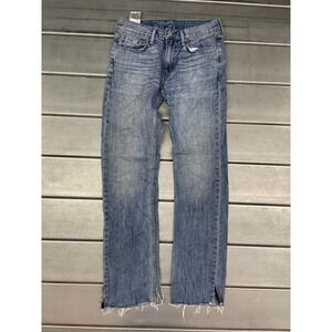 Levis 514 Jeans Mens 29X32 Blue Medium/Light Wash Denim Straight Leg 100% Cotton